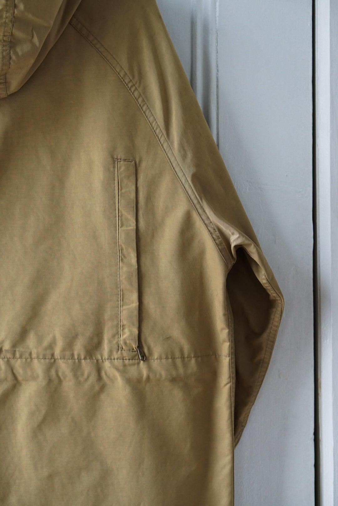 Hooded Camel Parka | Size L