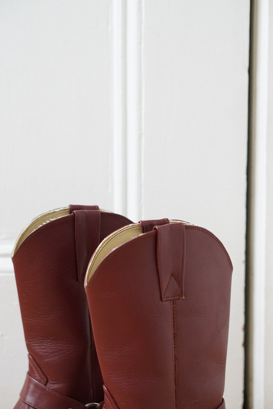 Oxblood Square Toe Western Boots | Size 6/6.5