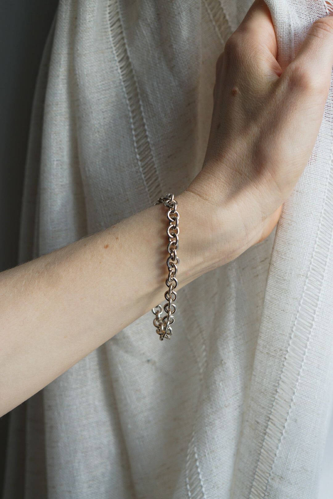 Sterling Silver Rolo Chain Bracelet
