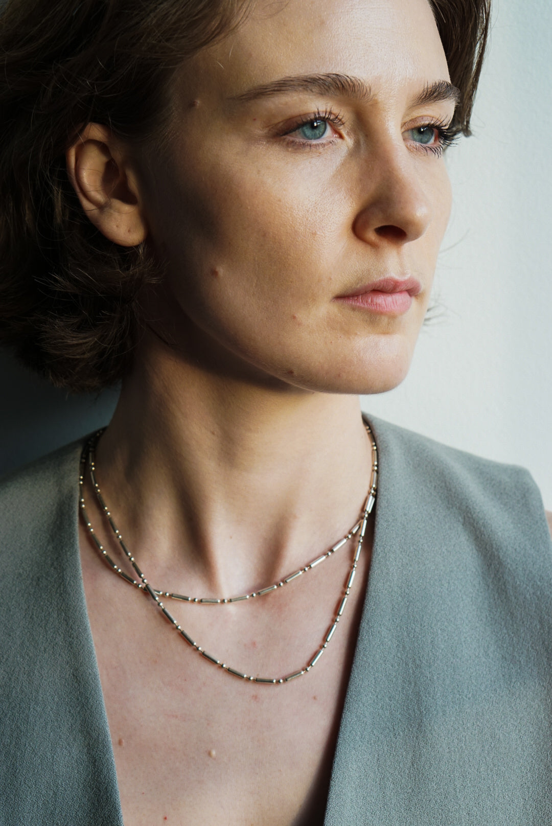 20" Italian Sterling Silver Tube Chain