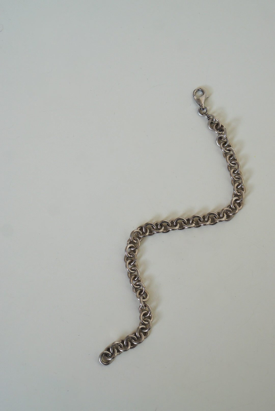 Sterling Silver Rolo Chain Bracelet