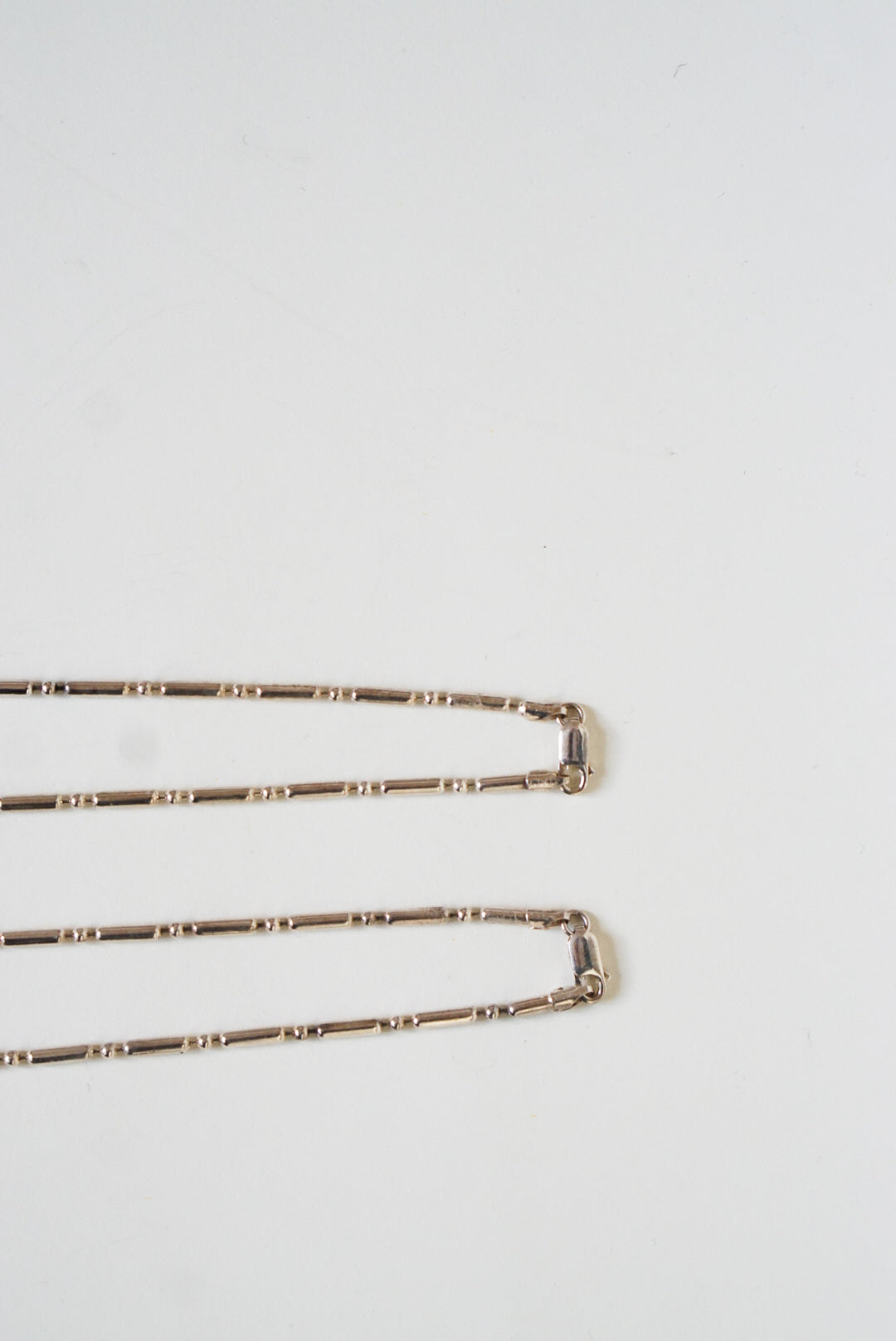 18" Italian Sterling Silver Tube Chain