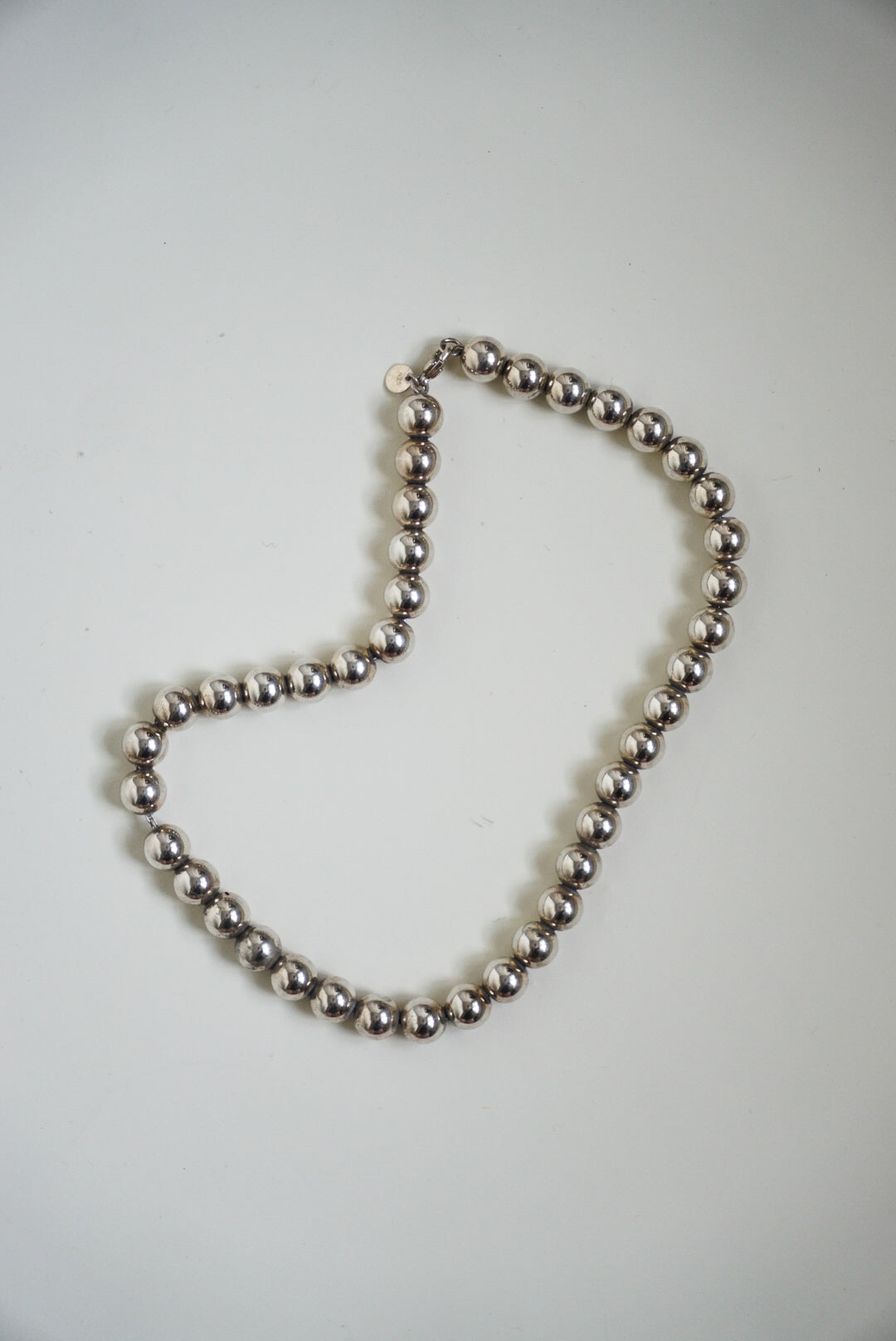 Tiffany & Co. Sterling Silver Ball Chain Necklace 16"