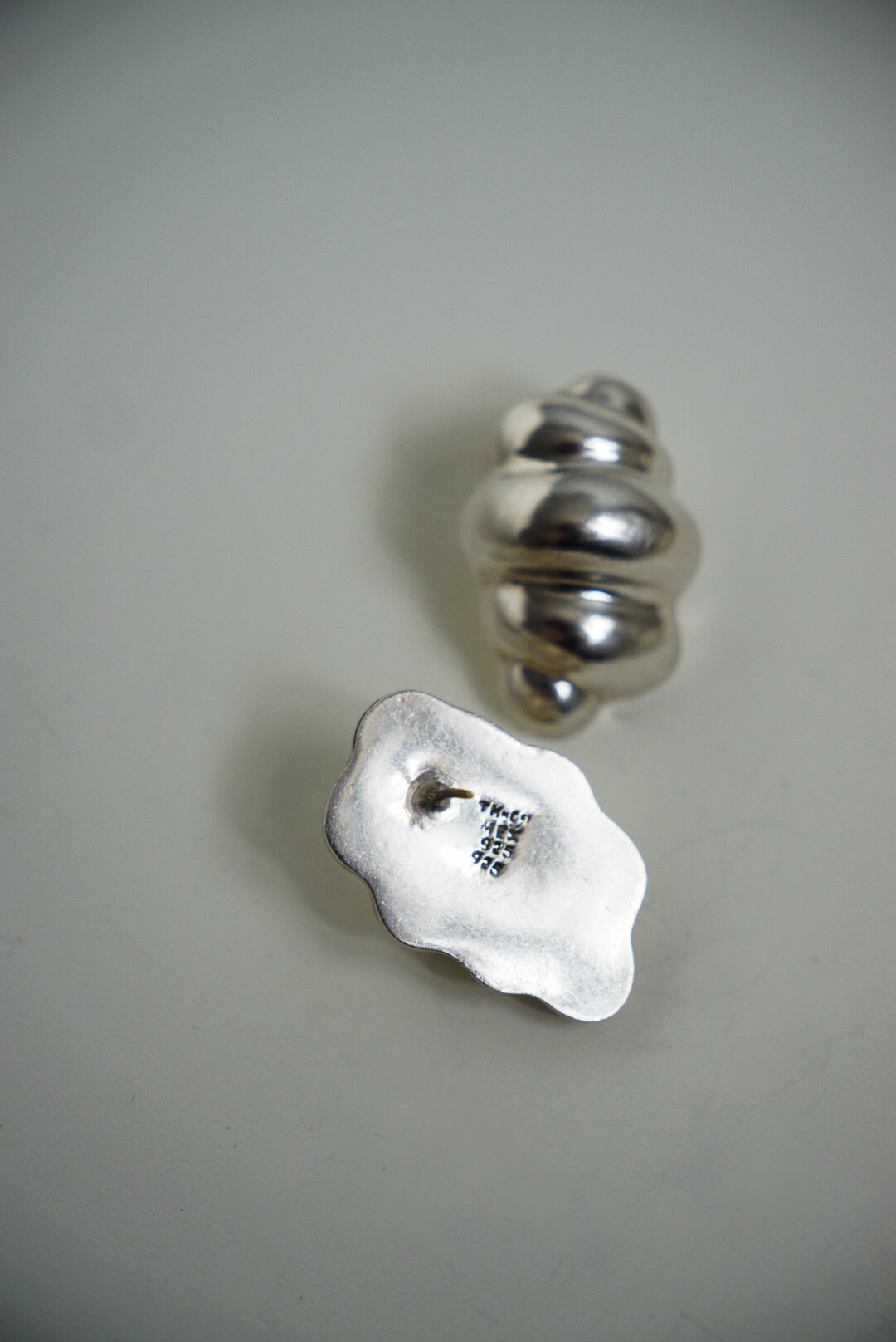 Taxco Sterling Sculptural Stud Earrings