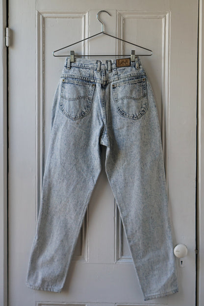 High Waisted Acid Wash Jeans | Size 25/26