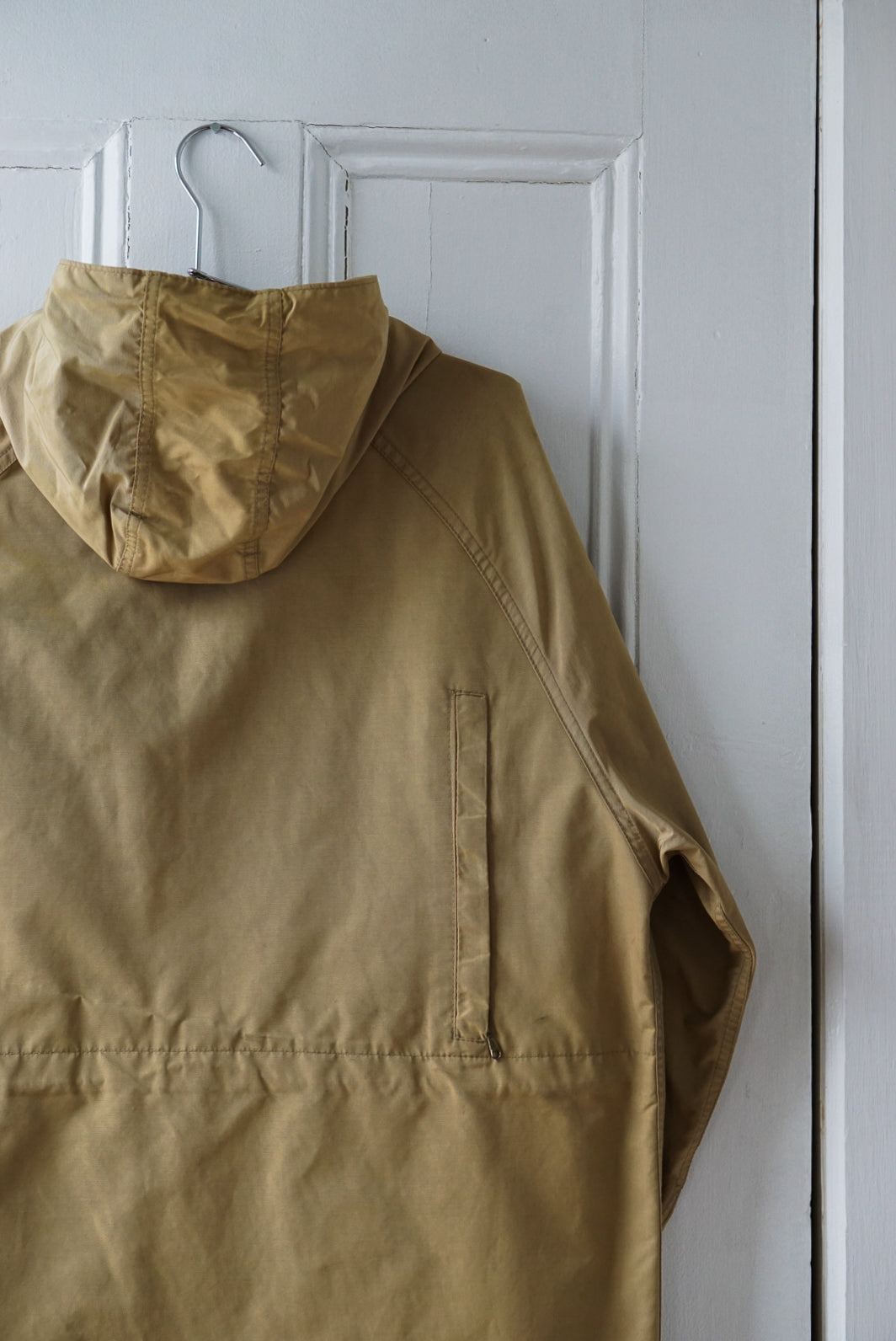 Hooded Camel Parka | Size L