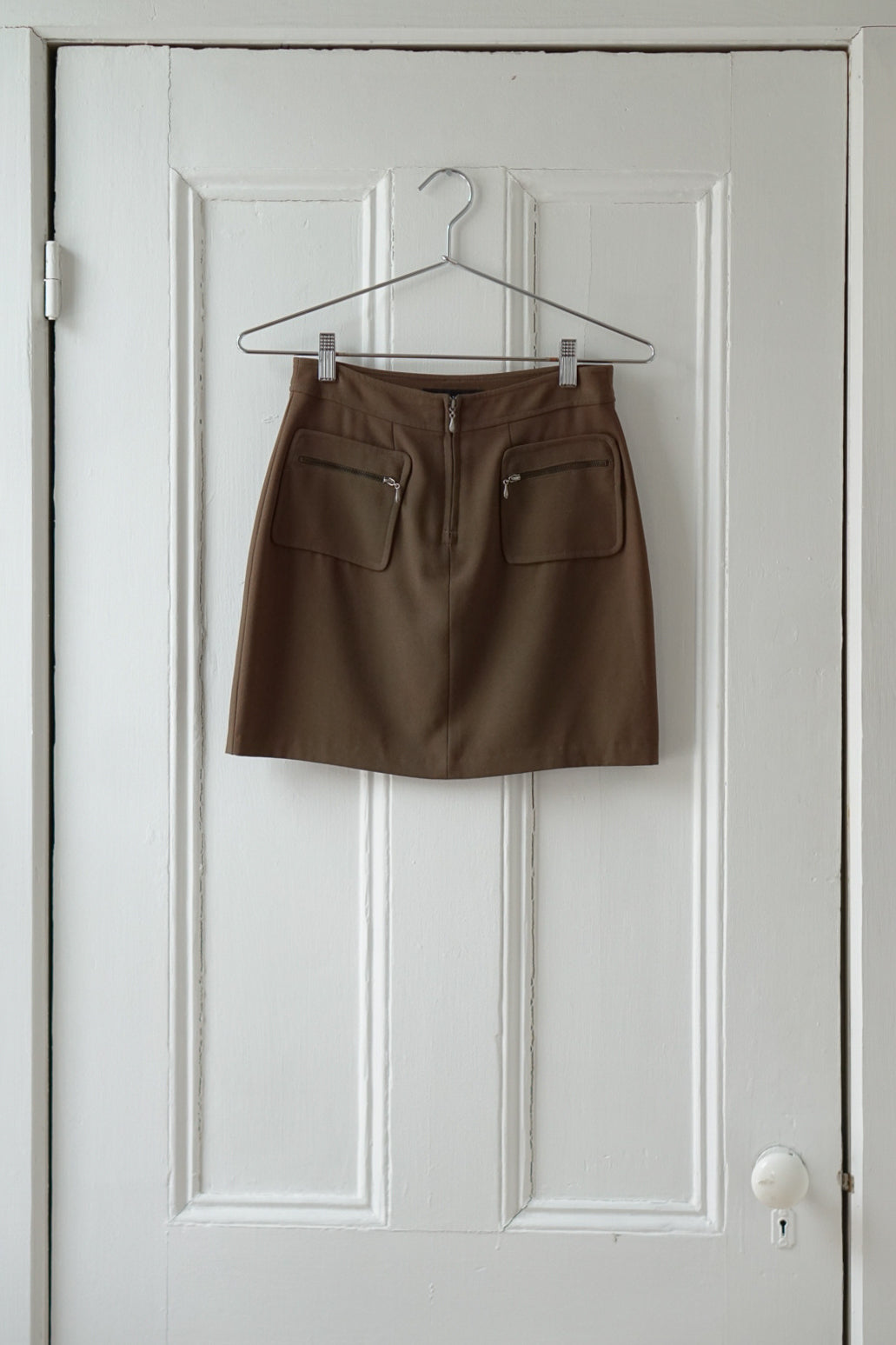 Olive Brown Y2K Mini Skirt | Size 26