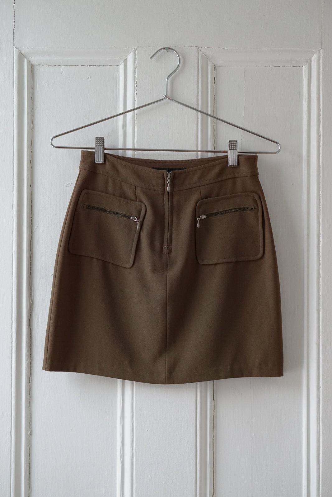 Olive Brown Y2K Mini Skirt | Size 26