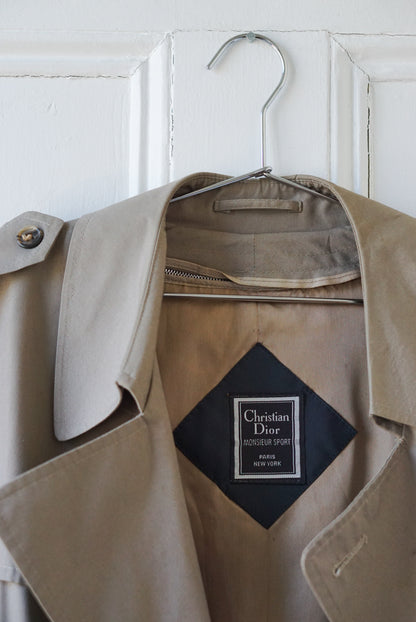 Christian Dior Classic Trench w Removable Lining | Size L