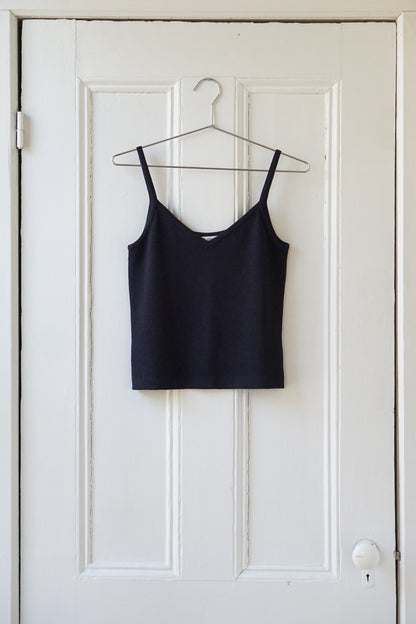 St. John Black Knit Camisole | Size S/M