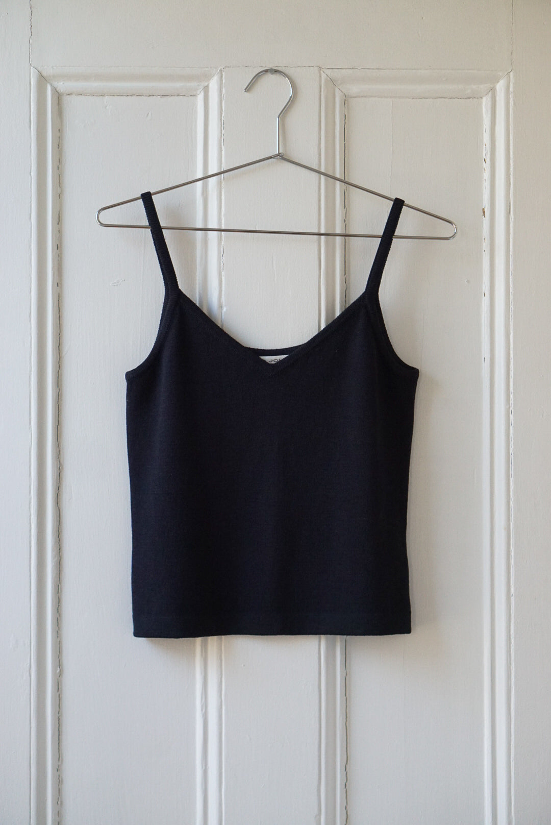 St. John Black Knit Camisole | Size S/M