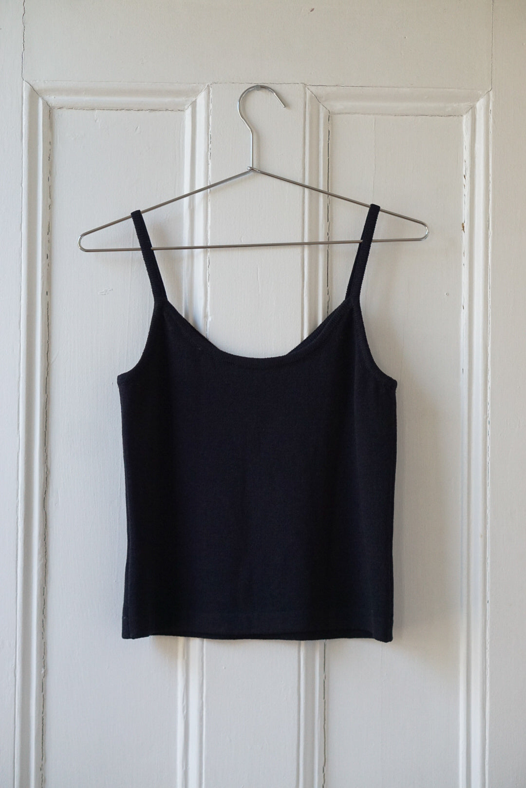 St. John Black Knit Camisole | Size S/M