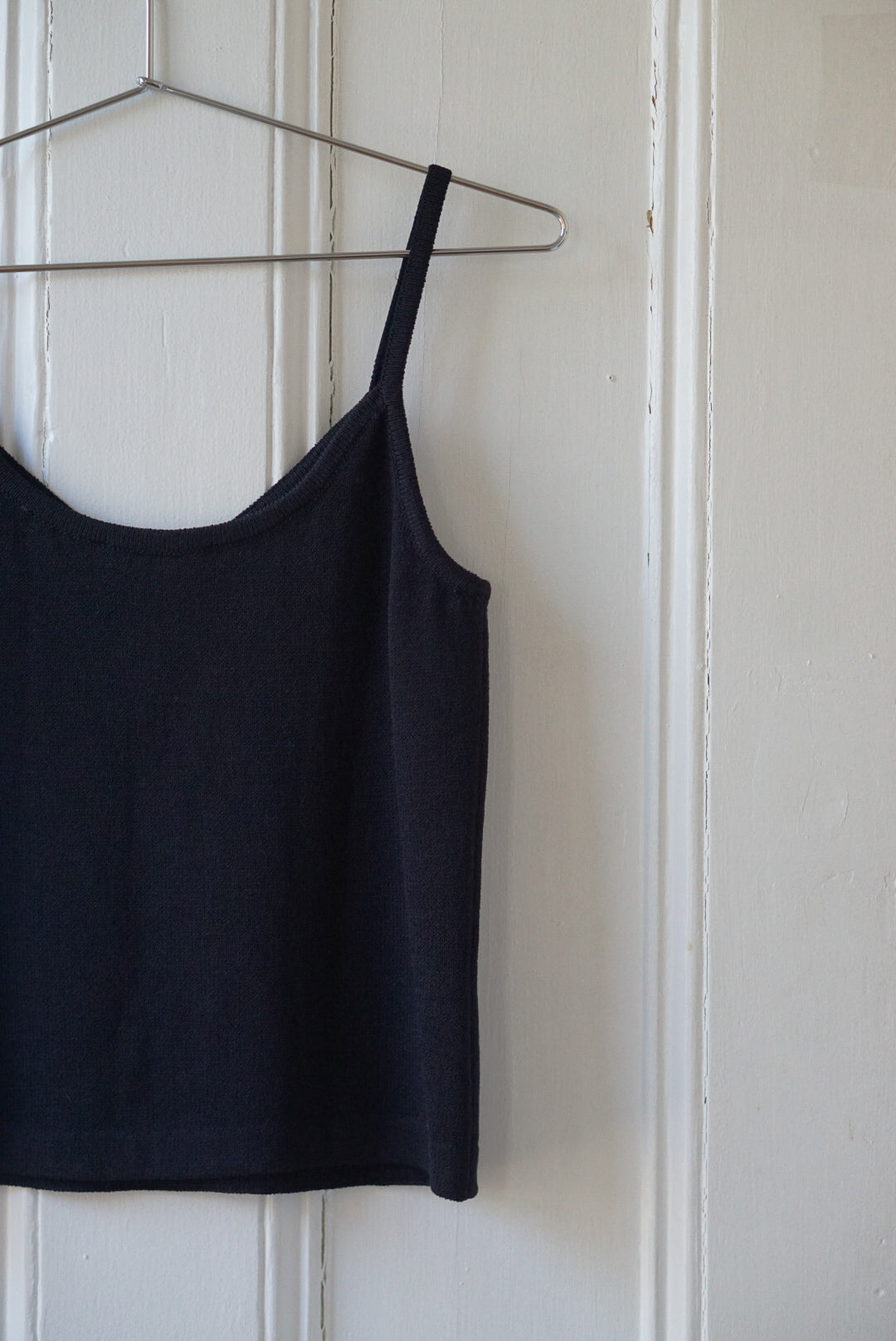 St. John Black Knit Camisole | Size S/M