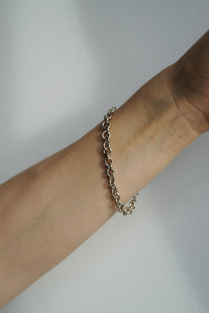 Sterling Silver Rolo Chain Bracelet