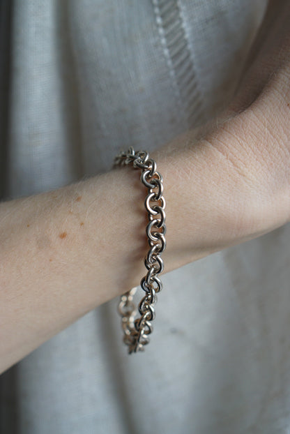 Sterling Silver Rolo Chain Bracelet