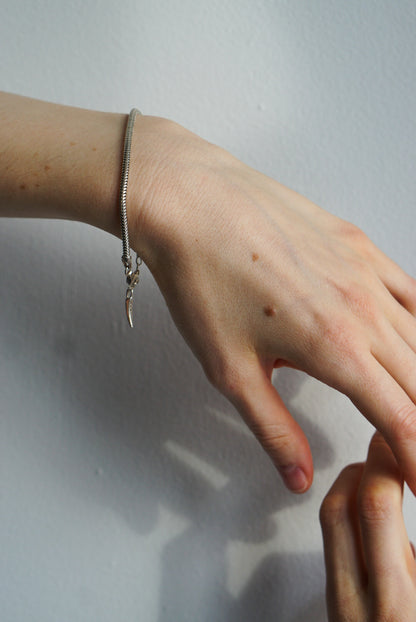 Italian Sterling SIlver "Bacio" Bracelet