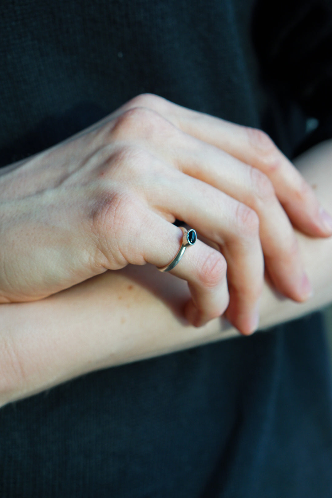 Sterling Silver Onyx Ring