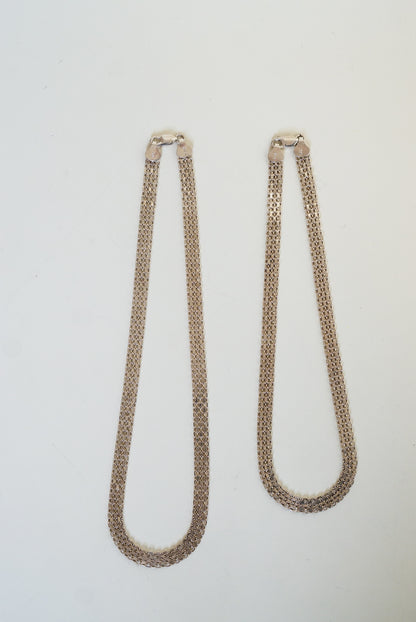 18" Italian Sterling Silver Mesh Chain