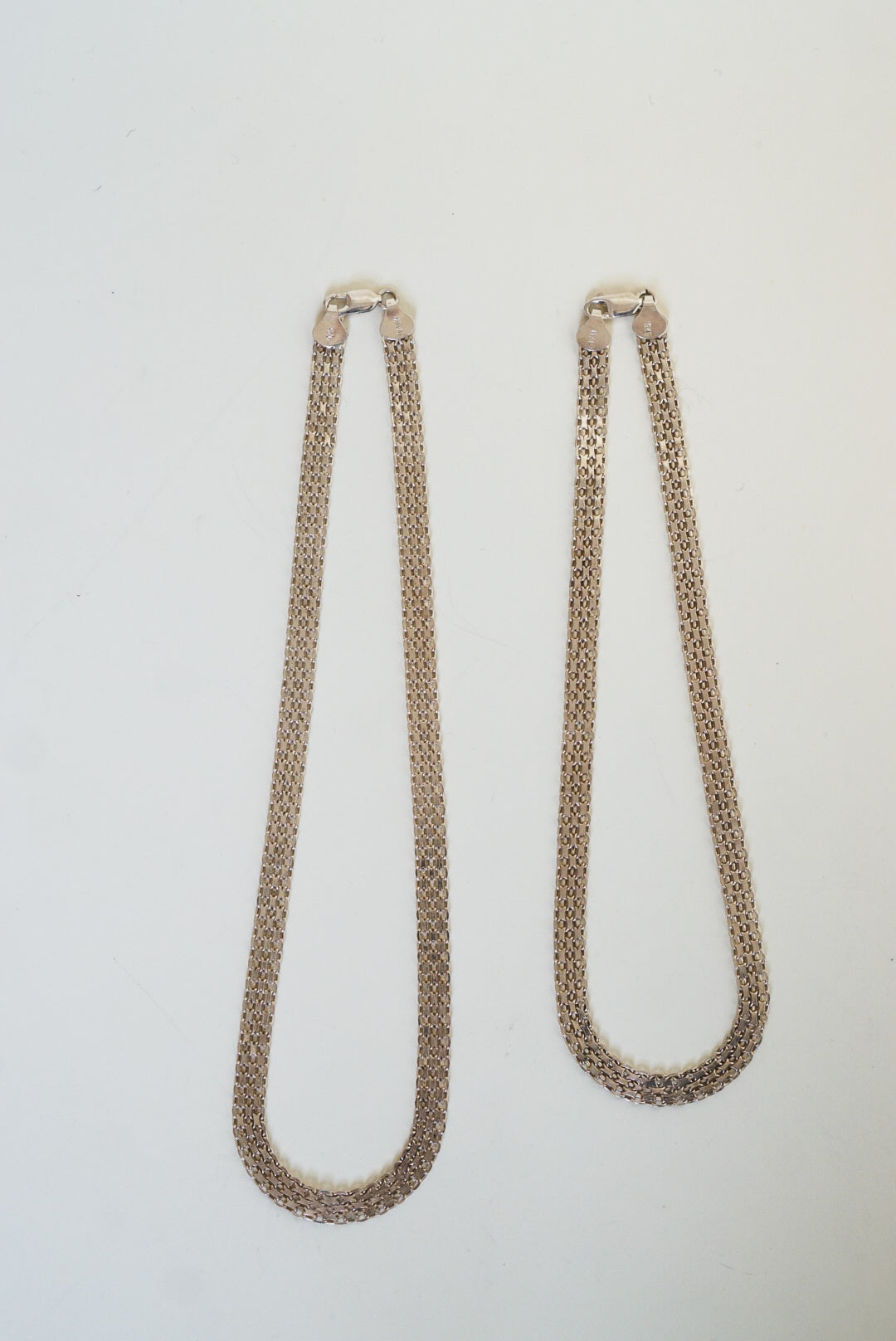 16" Italian Sterling Silver Mesh Chain