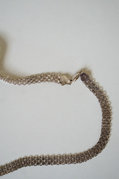 16" Italian Sterling Silver Mesh Chain