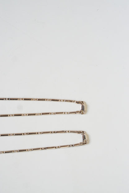 18" Italian Sterling Silver Tube Chain