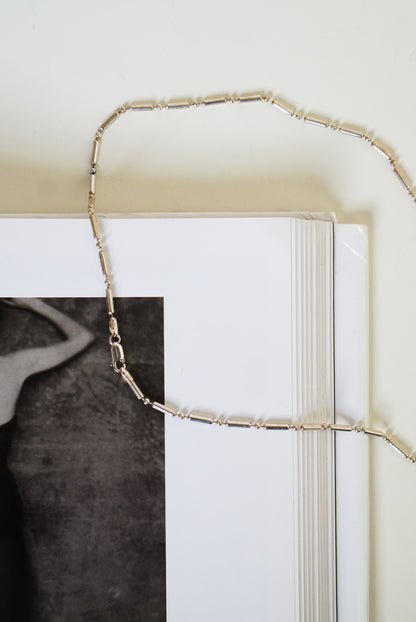 18" Italian Sterling Silver Tube Chain