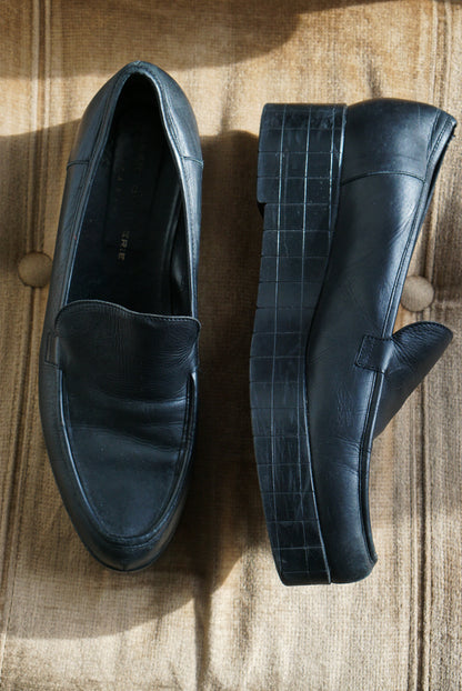 90s Robert Clergerie Platform Loafers | Size 8