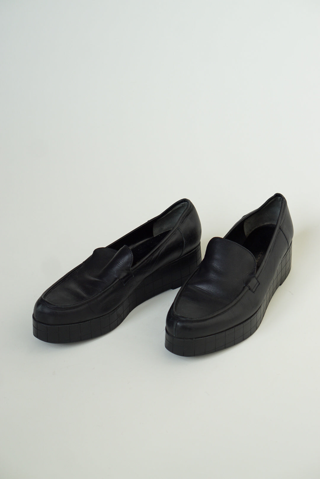 90s Robert Clergerie Platform Loafers | Size 8