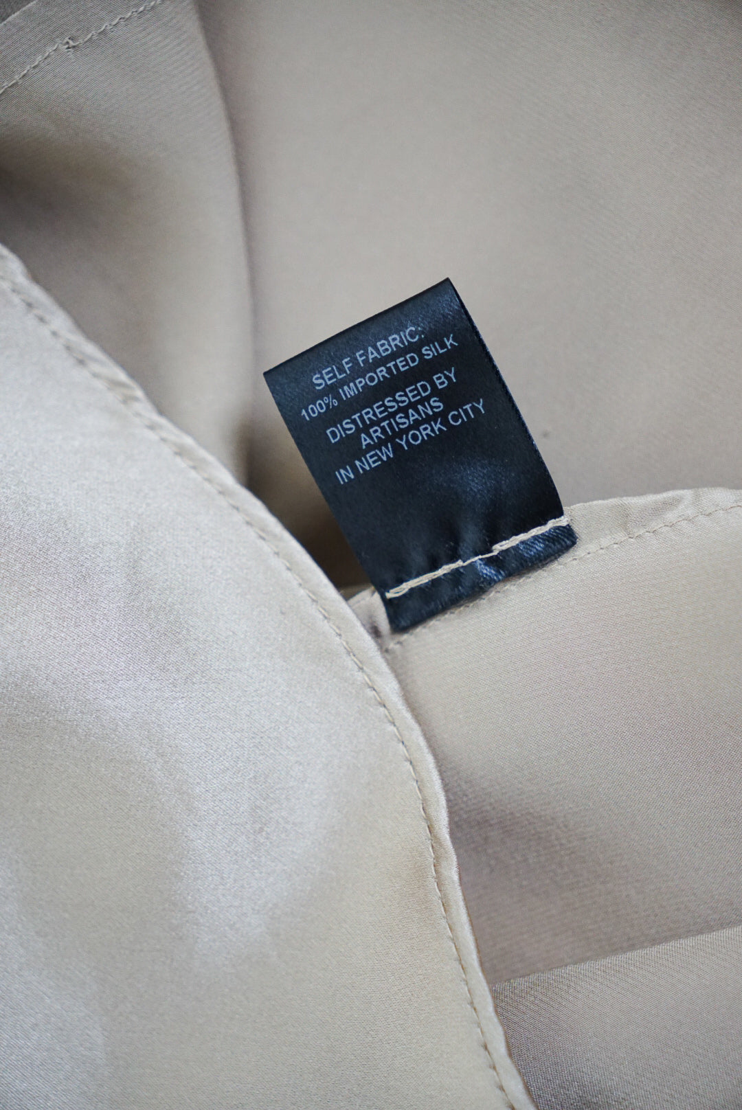 00s Anagram Silk Bias Slip Dress