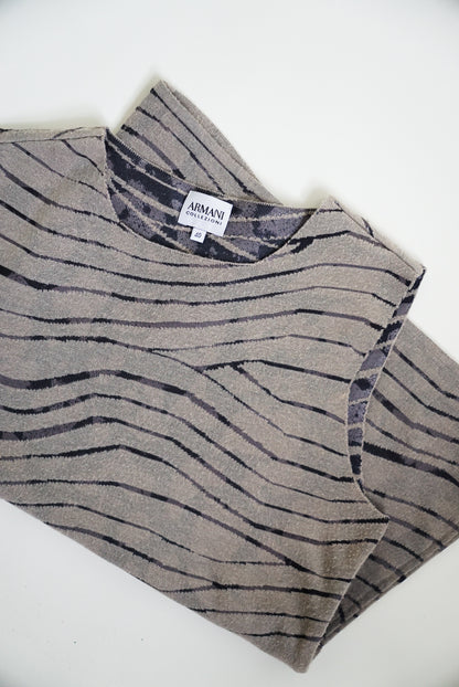 00s Armani Abstract Knit Tank