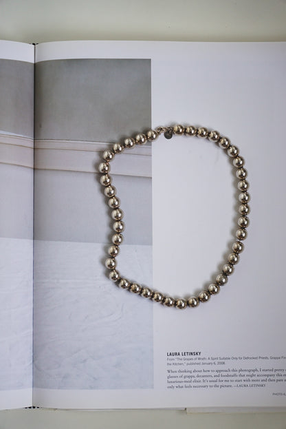 Tiffany &amp; Co. Sterling Silver Ball Chain Necklace 16"