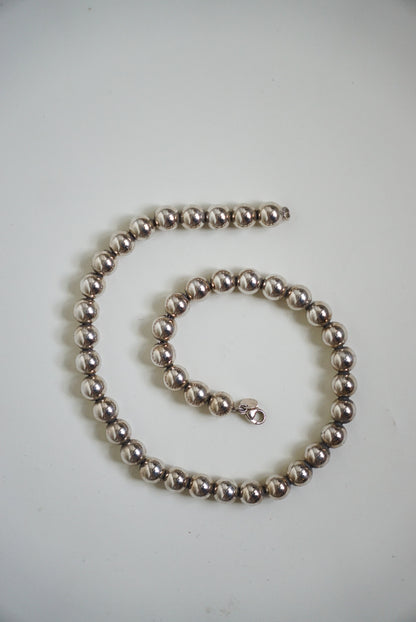 Tiffany &amp; Co. Sterling Silver Ball Chain Necklace 16"