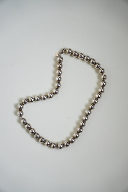 Tiffany &amp; Co. Sterling Silver Ball Chain Necklace 16"