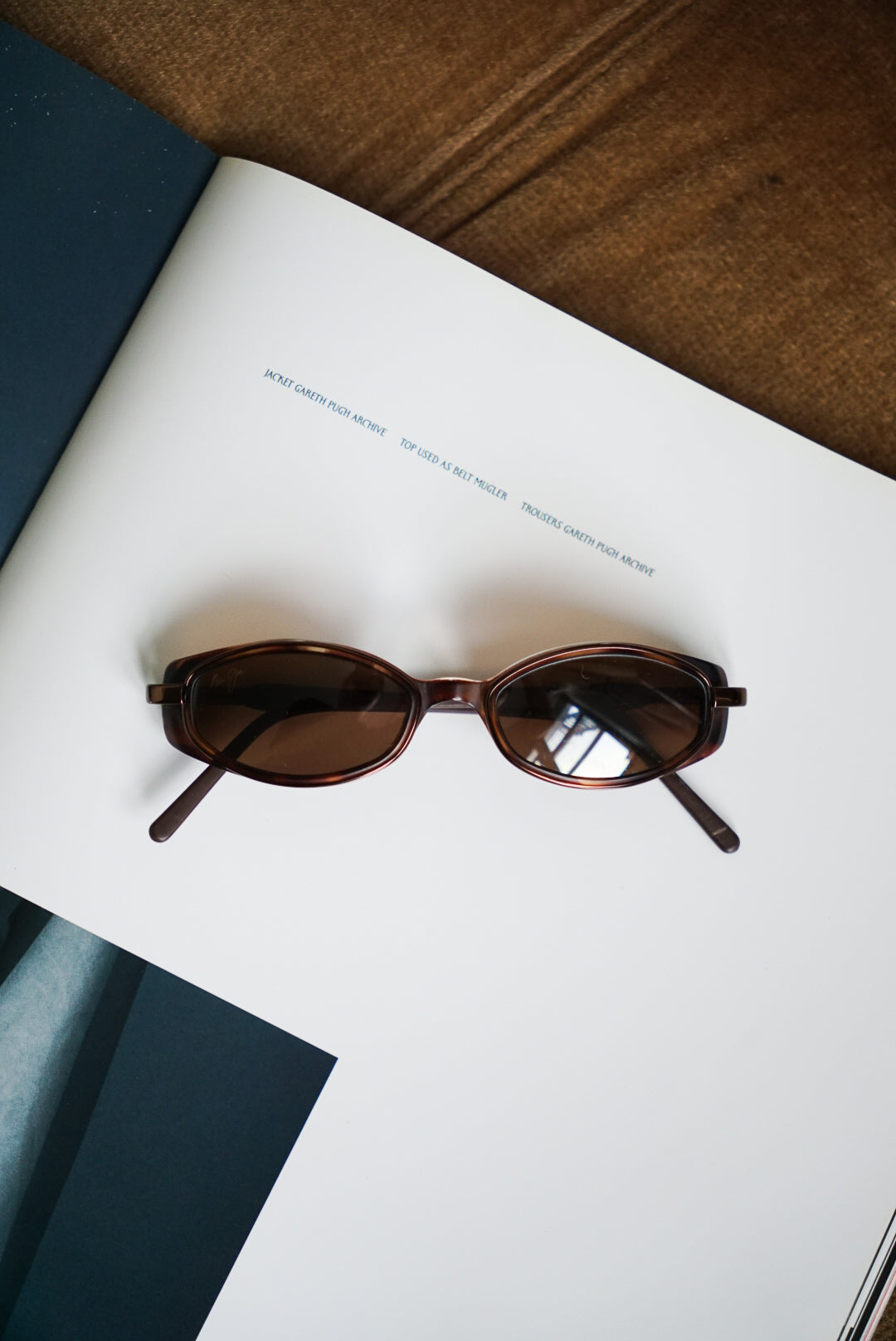 00s Maui Jim Polarized Tortoise Brown Sunglasses