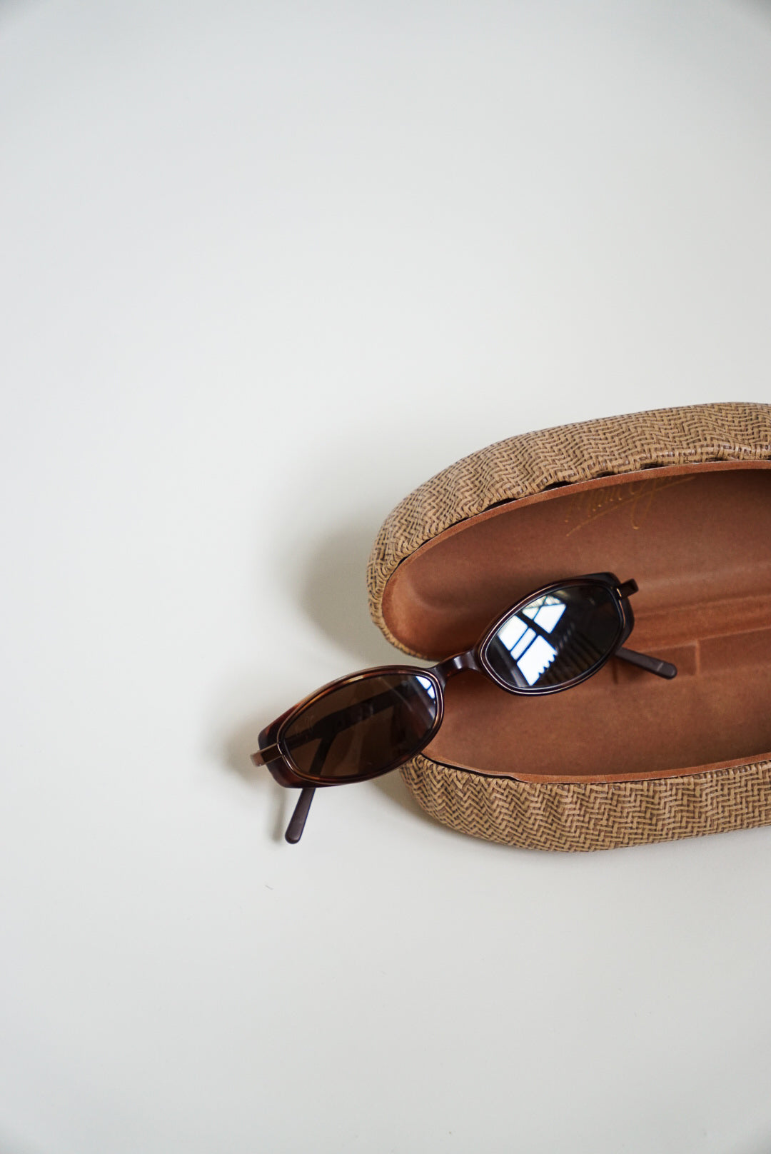 00s Maui Jim Polarized Tortoise Brown Sunglasses