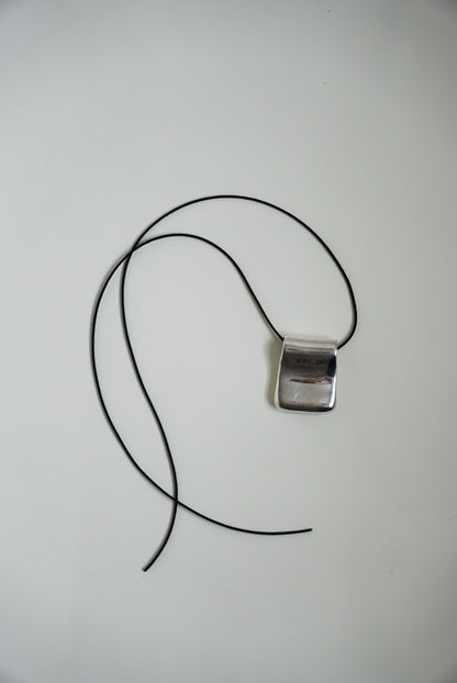 Milor Italian Sterling Pendant on Black Suede Cord