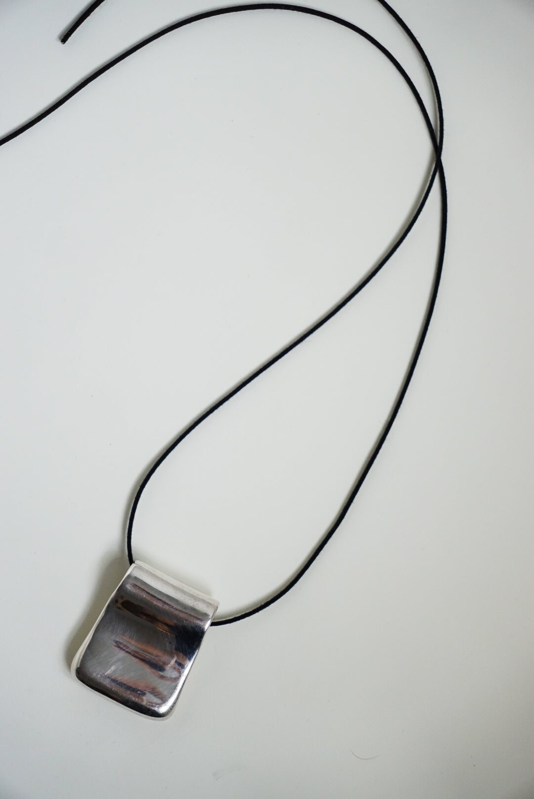 Milor Italian Sterling Pendant on Black Suede Cord