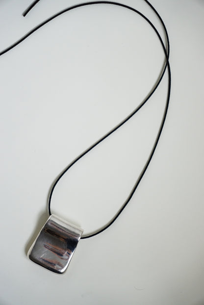 Milor Italian Sterling Pendant on Black Suede Cord