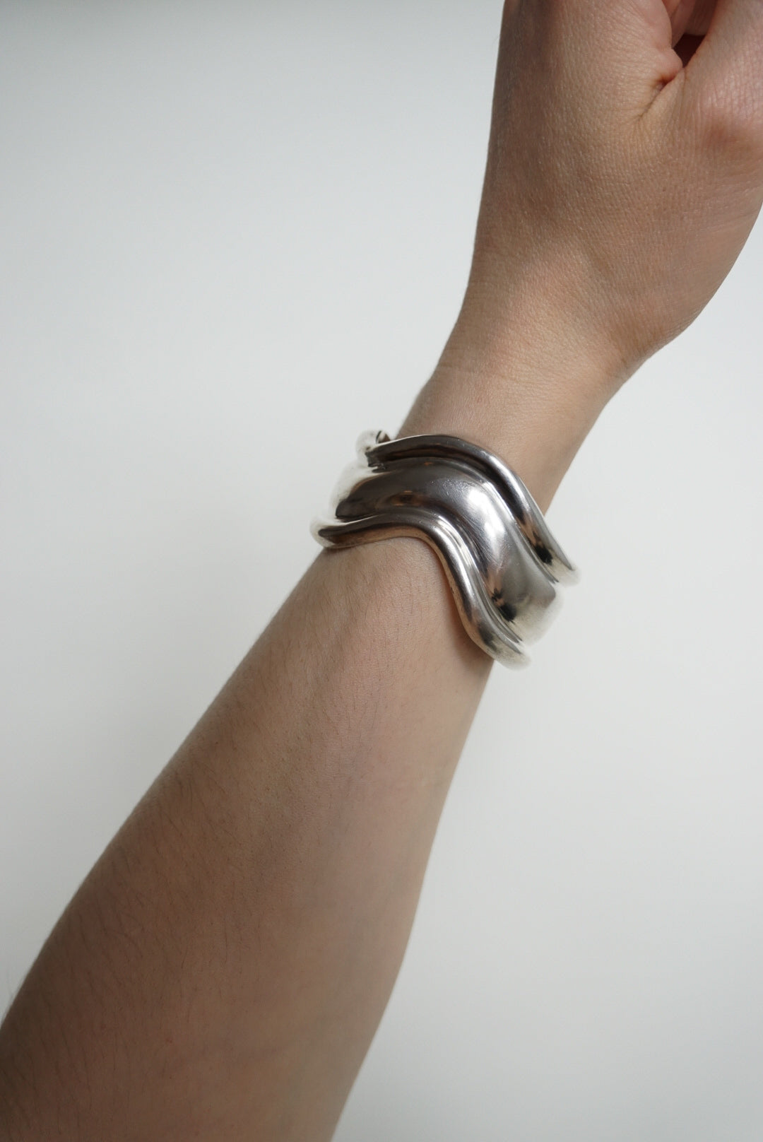 Taxco Sterling Sculptural Cuff