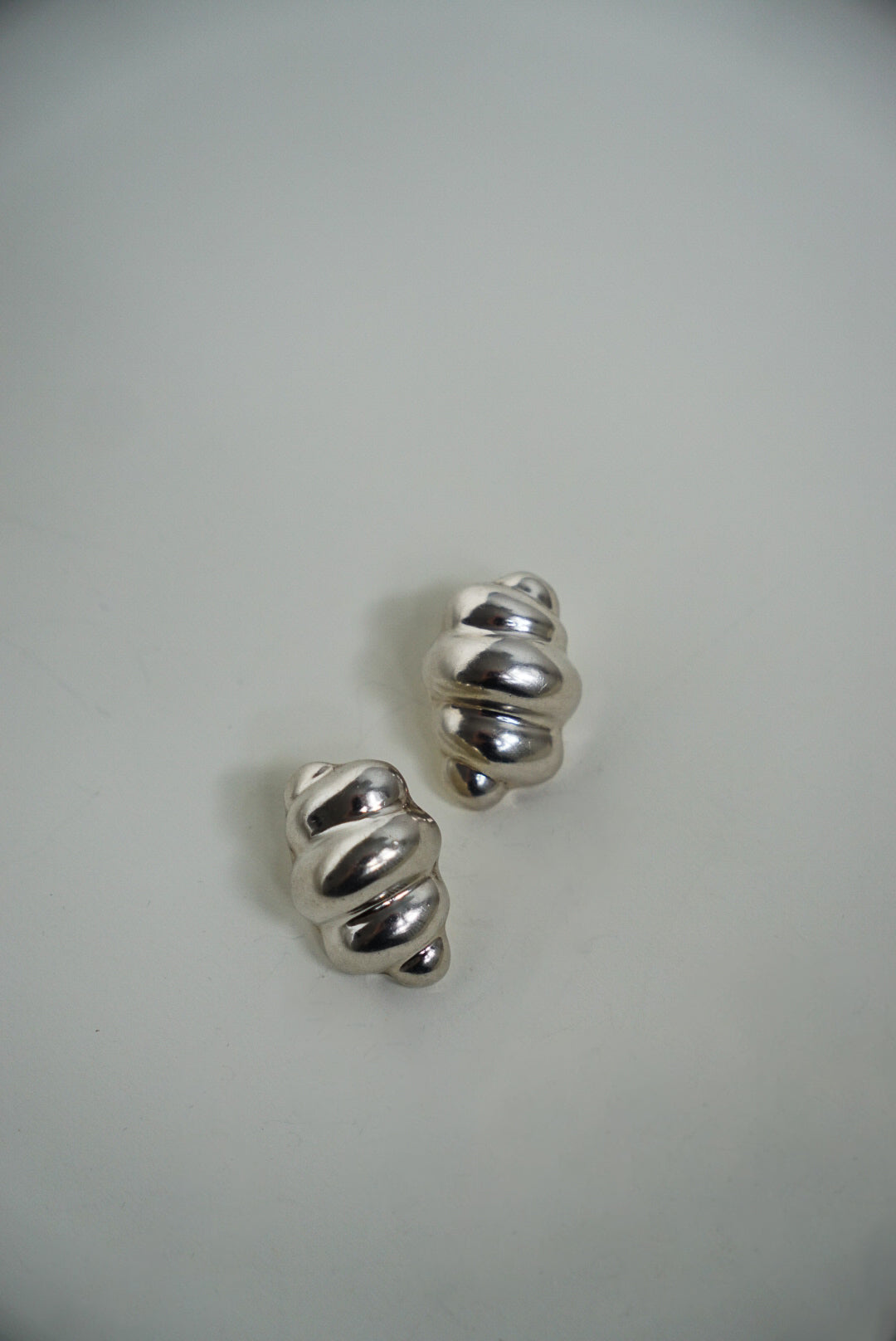 Taxco Sterling Sculptural Stud Earrings