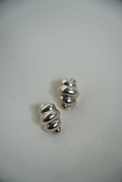 Taxco Sterling Sculptural Stud Earrings
