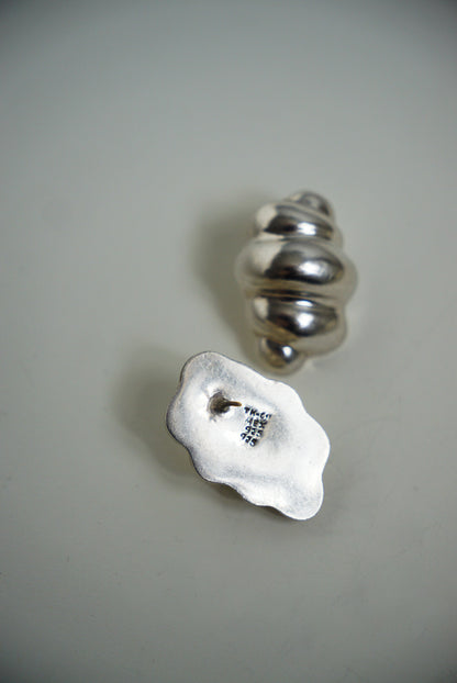 Taxco Sterling Sculptural Stud Earrings