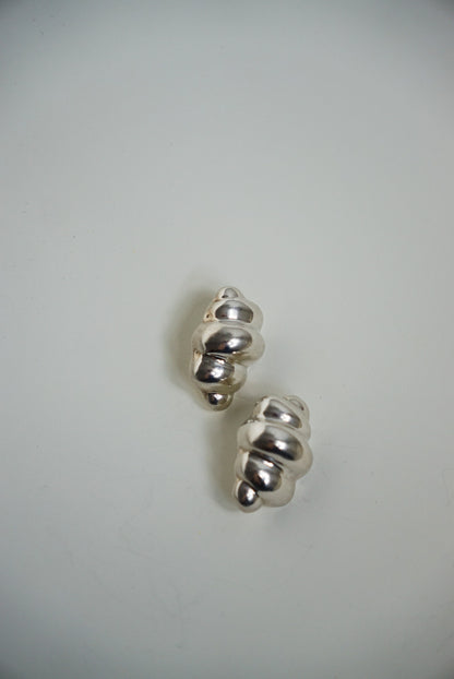 Taxco Sterling Sculptural Stud Earrings