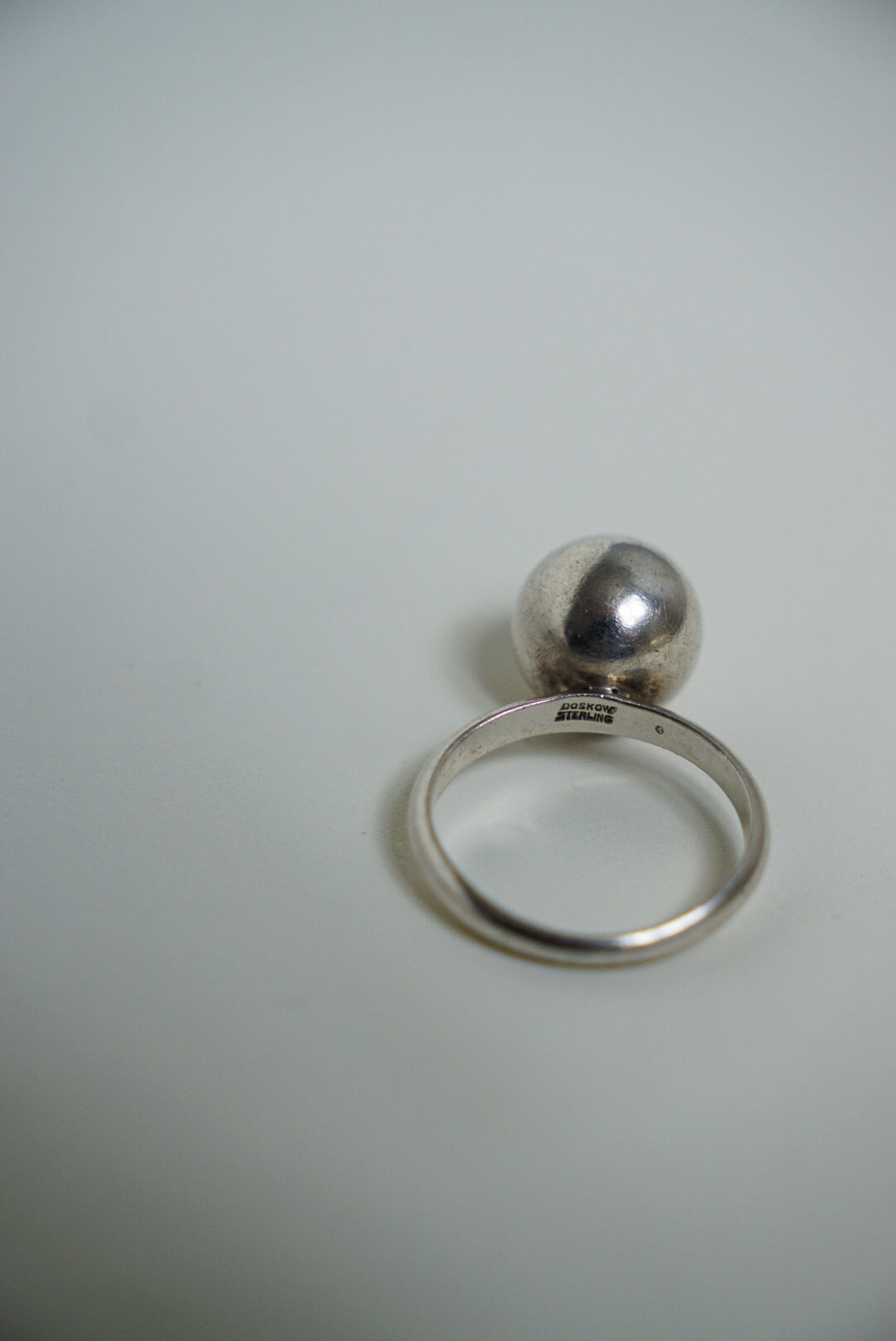 Leanore Doskow Sterling Sphere Ring