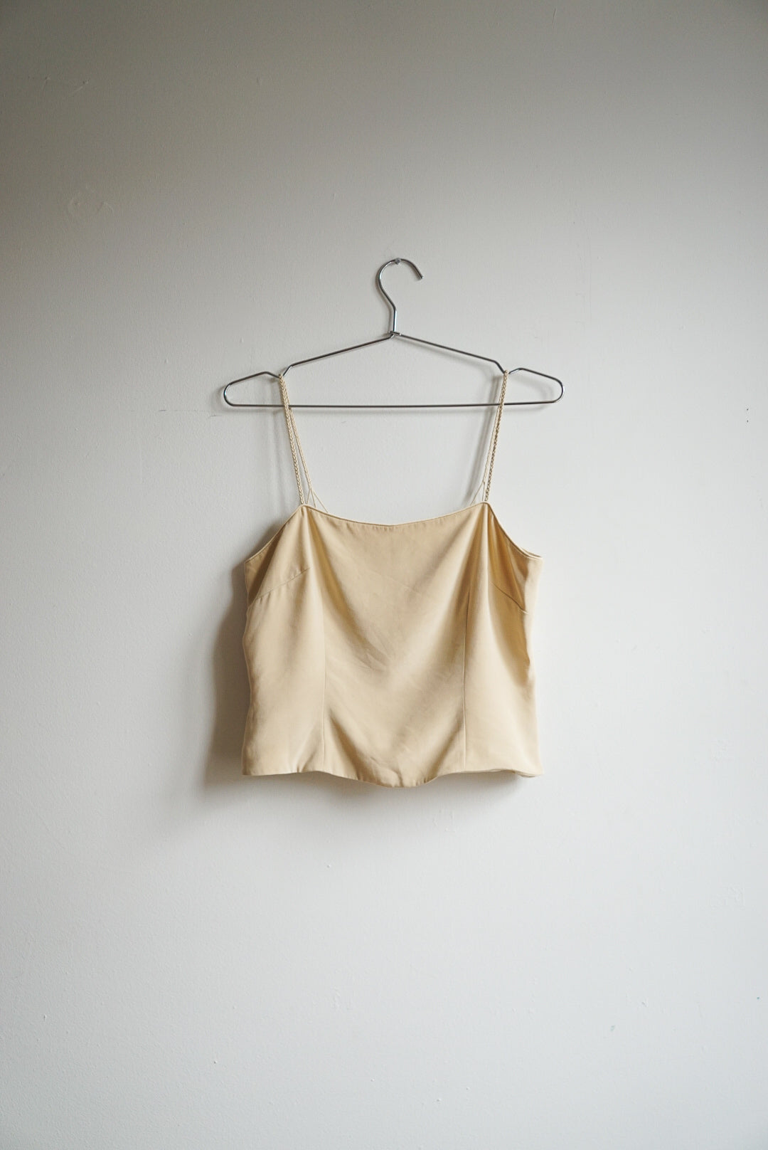 00s Ann Taylor Sand Silk Camisole