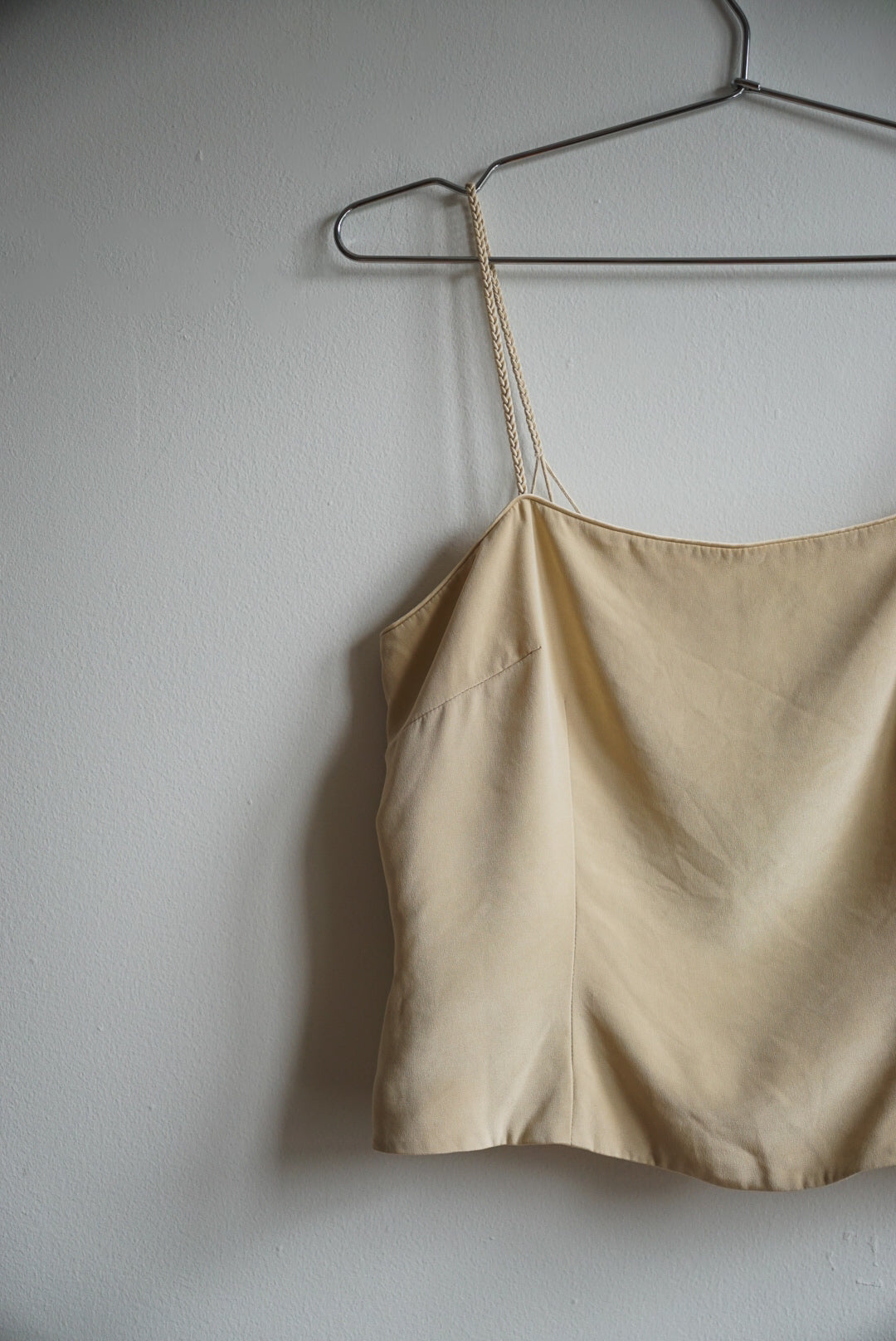 00s Ann Taylor Sand Silk Camisole
