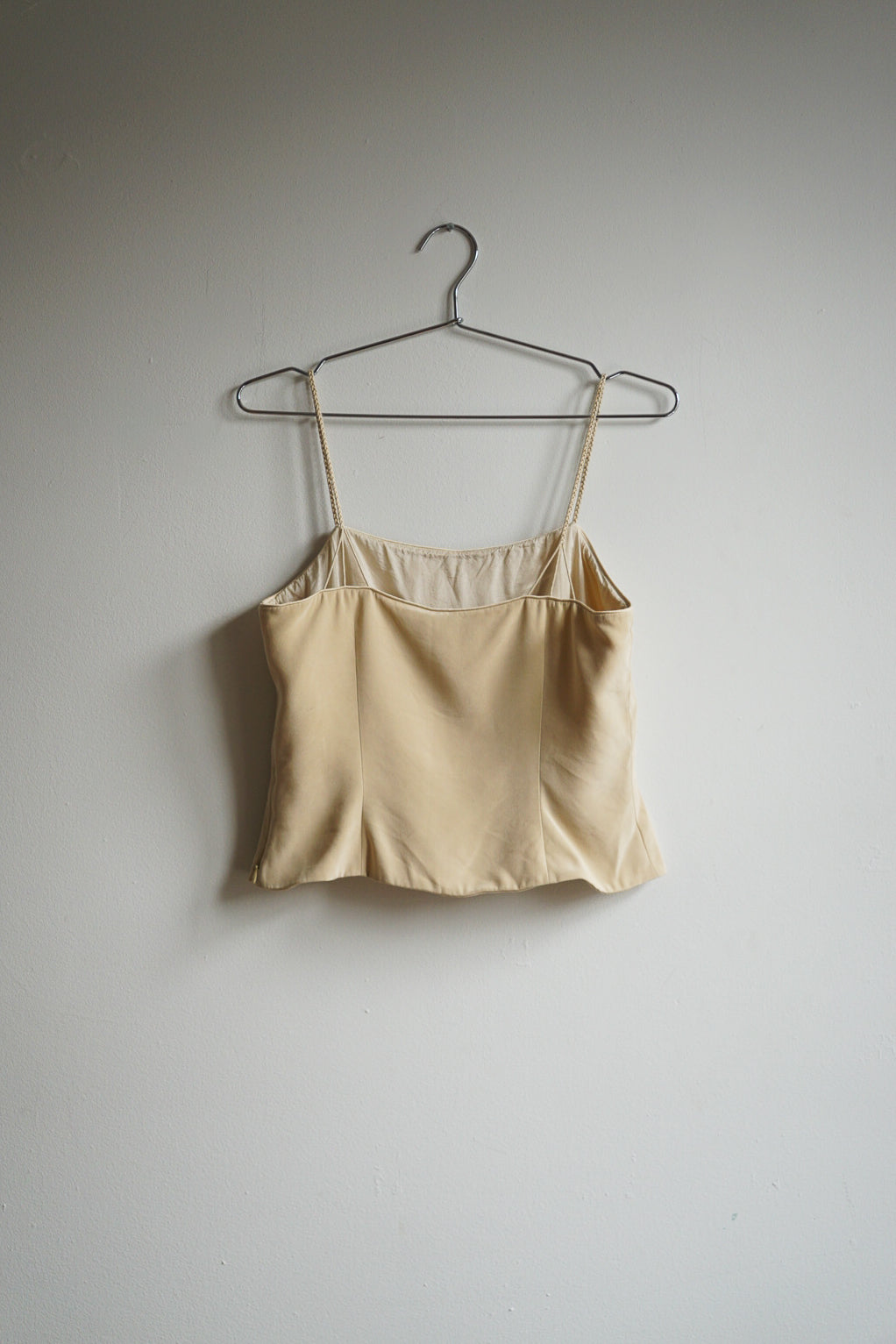 00s Ann Taylor Sand Silk Camisole