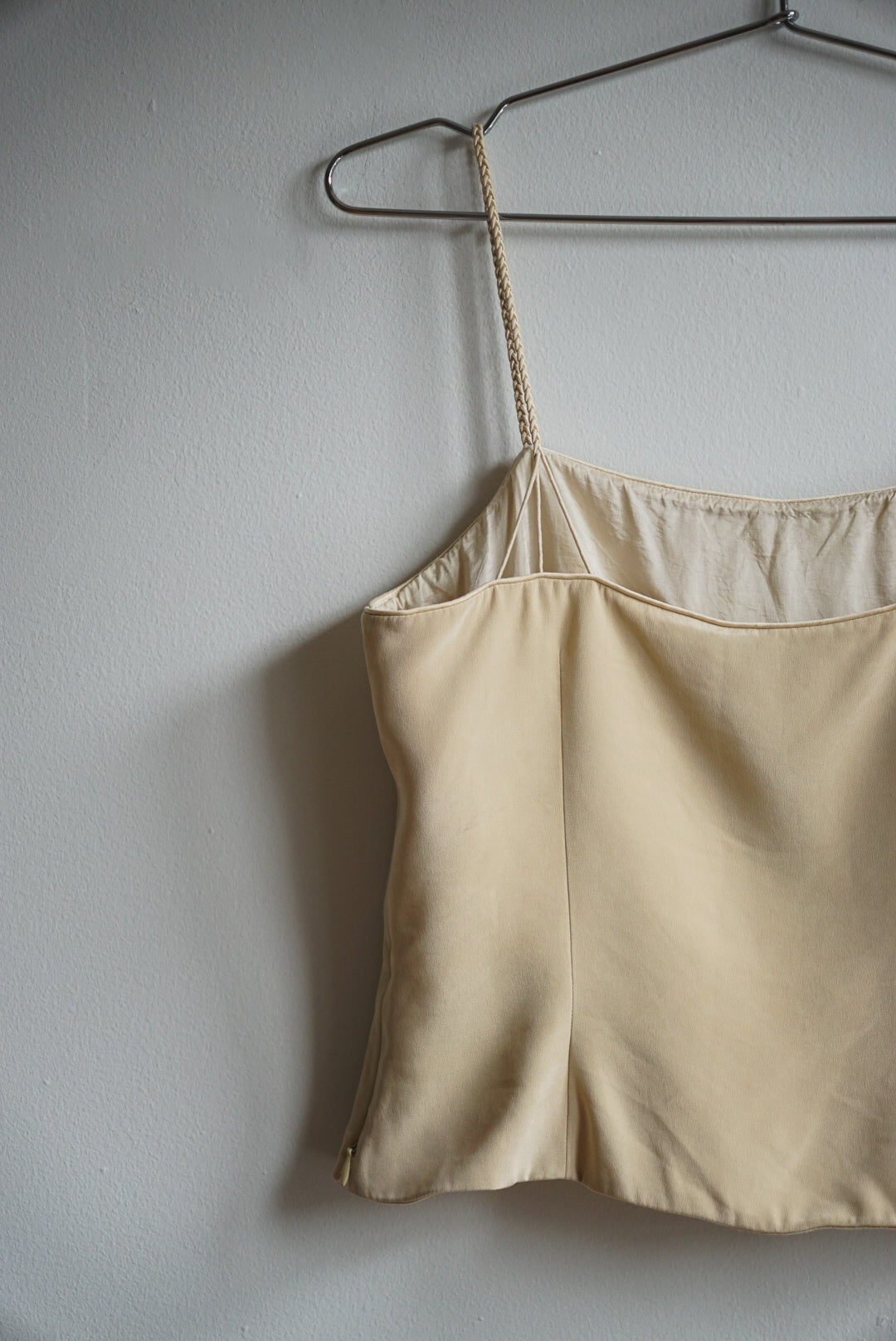 00s Ann Taylor Sand Silk Camisole