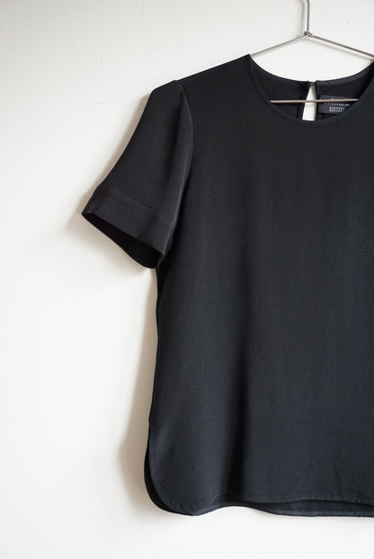 00s Maivet Black Silk Blouse