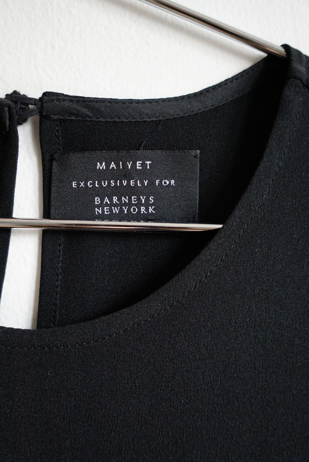 00s Maivet Black Silk Blouse